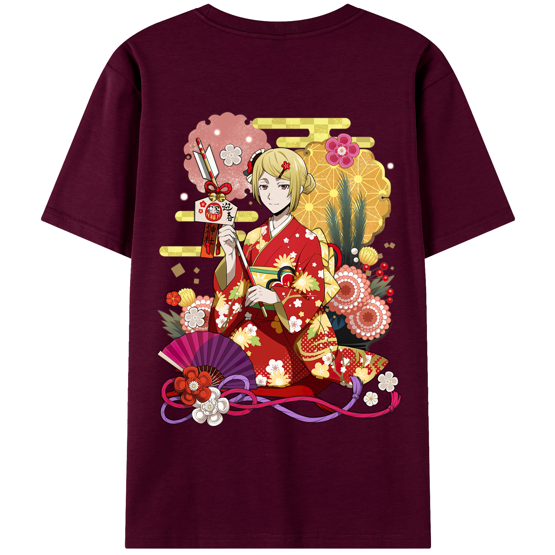 （画像用） 文豪ストレイドッグス Bungo Stray Dogs レディース半袖Tシャツ(バックプリント)